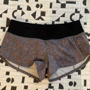 Lululemon running shorts with liner